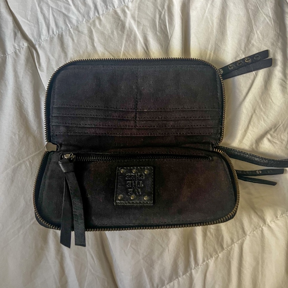 Free People Distressed Leather Wallet